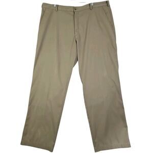 Nike~Men's 40X32~Tan/Khaki Dri Fit Golf Straight Leg Pants Performance Trousers